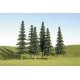 Spruce Trees - SceneScapes(TM) -- 5 to 6′ 12.7 to 15.2cm Tall pkg(24), All Scales, Bachmann Industries 32158