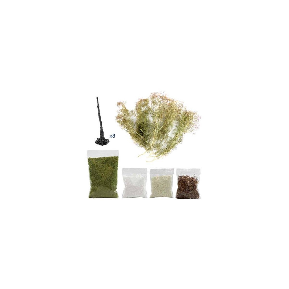 Realistic Tree Making Kit -- Winter, All Scales, Peco WSLF063