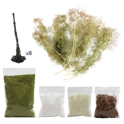 Realistic Tree Making Kit -- Winter, All Scales, Peco WSLF063