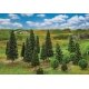Mixed Forest Trees -- 1-3/8 to 3-1/2′ 3.5 to 9cm Tall pkg(25), All Scales, Faller Gmbh 181540