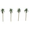 Professional Series Palm Trees -- 3′ 7.6cm Tall pkg(4), N, JTT Miniature Tree 94238