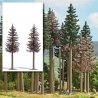Dead Spruce Trees -- 13cm Tall pkg(2), All Scales, Busch Gmbh & Co Kg 6166