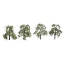Ash Trees - Professional Series -- 1-1/2′ 3.8cm Tall pkg(4), N, JTT Miniature Tree 94422