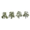 Ash Trees - Professional Series -- 1-1/2′ 3.8cm Tall pkg(4), N, JTT Miniature Tree 94422