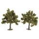 Trees -- Fruit Tree - 4-5/16′ 110mm pkg(2), HO, Busch Gmbh & Co Kg 6857