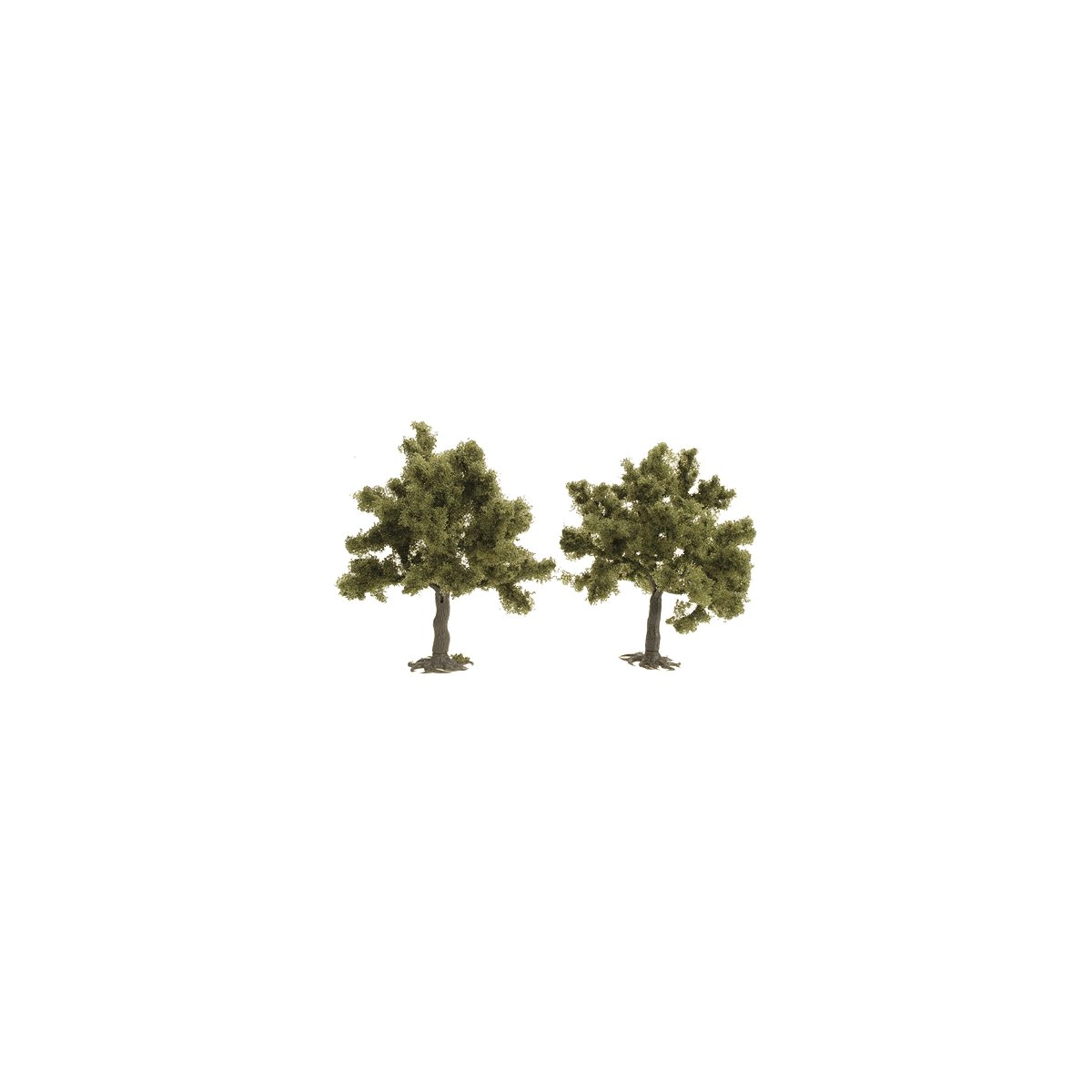 Trees -- Fruit Tree - 4-5/16′ 110mm pkg(2), HO, Busch Gmbh & Co Kg 6857