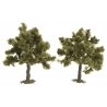 Trees -- Fruit Tree - 4-5/16′ 110mm pkg(2), HO, Busch Gmbh & Co Kg 6857