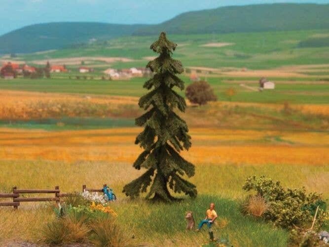 Weathered Spruce Tree -- 4-1/8′ 10.5cm Tall, All Scales, Noch Gmbh & Co 21919