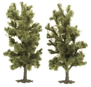 Beech Trees pkg (2) -- 115mm, HO, Busch Gmbh & Co Kg 6949