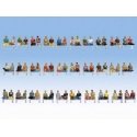 Sitting Passengers Mega Set -- pkg(60), HO, Noch Gmbh & Co 16072