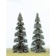 Pine Trees -- 4-5/16′ 11cm pkg(2), All Scales, Busch Gmbh & Co Kg 6105