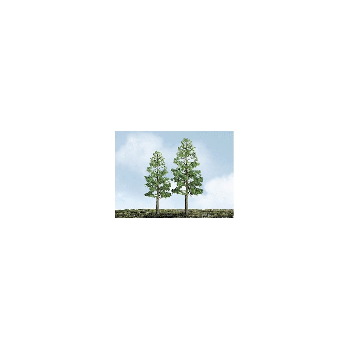 Pine Trees - Professional Series -- 1-1/2′ 3.8cm pkg(6), Z, JTT Miniature Tree 94290