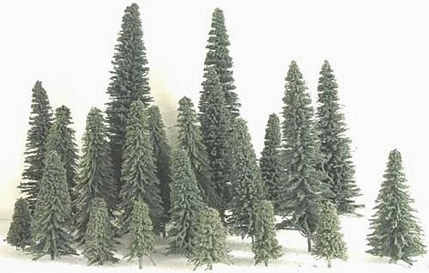 Pine Trees -- 11′ 27.9cm pkg(3), All Scales, Grand Central Scenery T7
