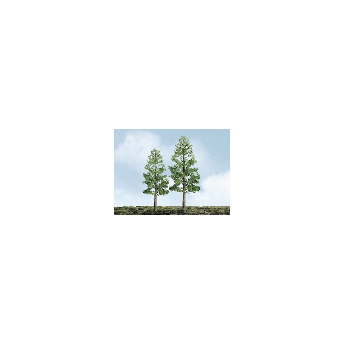 Pine Trees - Professional Series -- 2′ 5.1cm pkg(4), N, JTT Miniature Tree 94291