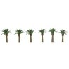 Professional Series Phoenix Palm Trees -- 1-1/2′ 3.8cm Tall pkg(6), Z, JTT Miniature Tree 94352