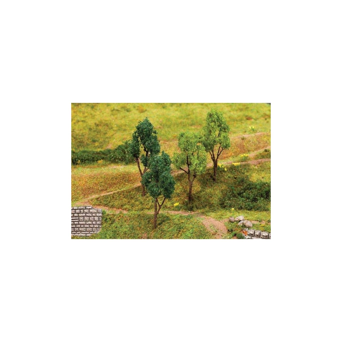 Mixed Deciduous Trees -- pkg(4), All Scales, Faller Gmbh 181379