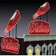 Heinz Ketchup Sign -- 3-29/32 x 3-29/32′ Suitable for HO & O Scales, All Scales, Micro Structures 1081