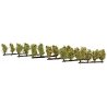 Apple Trees -- 13/16′ 2cm Tall pkg(24), ALL, Noch Gmbh & Co 21537