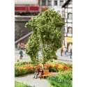 Birch Tree w/Circular Bench -- 4-1/2′ 11.5cm, HO, Noch Gmbh & Co 21642