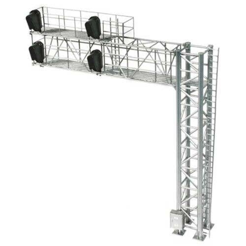 2-Track Modern Cantilever Signal Bridge - All Scales Signal System -- 4 Signal Heads, HO, Atlas Model Railroad Co. 70000099