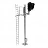 Single-Head Modern Hooded Signal - All Scales Signal System -- Left Hand, HO, Atlas Model Railroad Co. 70000094
