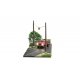 Just Plug(R) Traffic Lights -- Suspended Flashing (yellow) pkg(2), HO, Woodland Scenics 5652