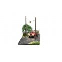 Just Plug(R) Traffic Lights -- Suspended Flashing (yellow) pkg(2), HO, Woodland Scenics 5652