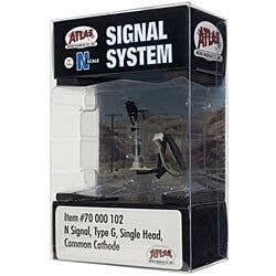 Single-Head Type G Signal - All Scales Signal System, N, Atlas Model Railroad Co. 70000102