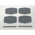Texaco Gas Station Signs - 3-D Printed Kit -- Unpainted 2 Sets, N, Phoenix Precision Models 30651