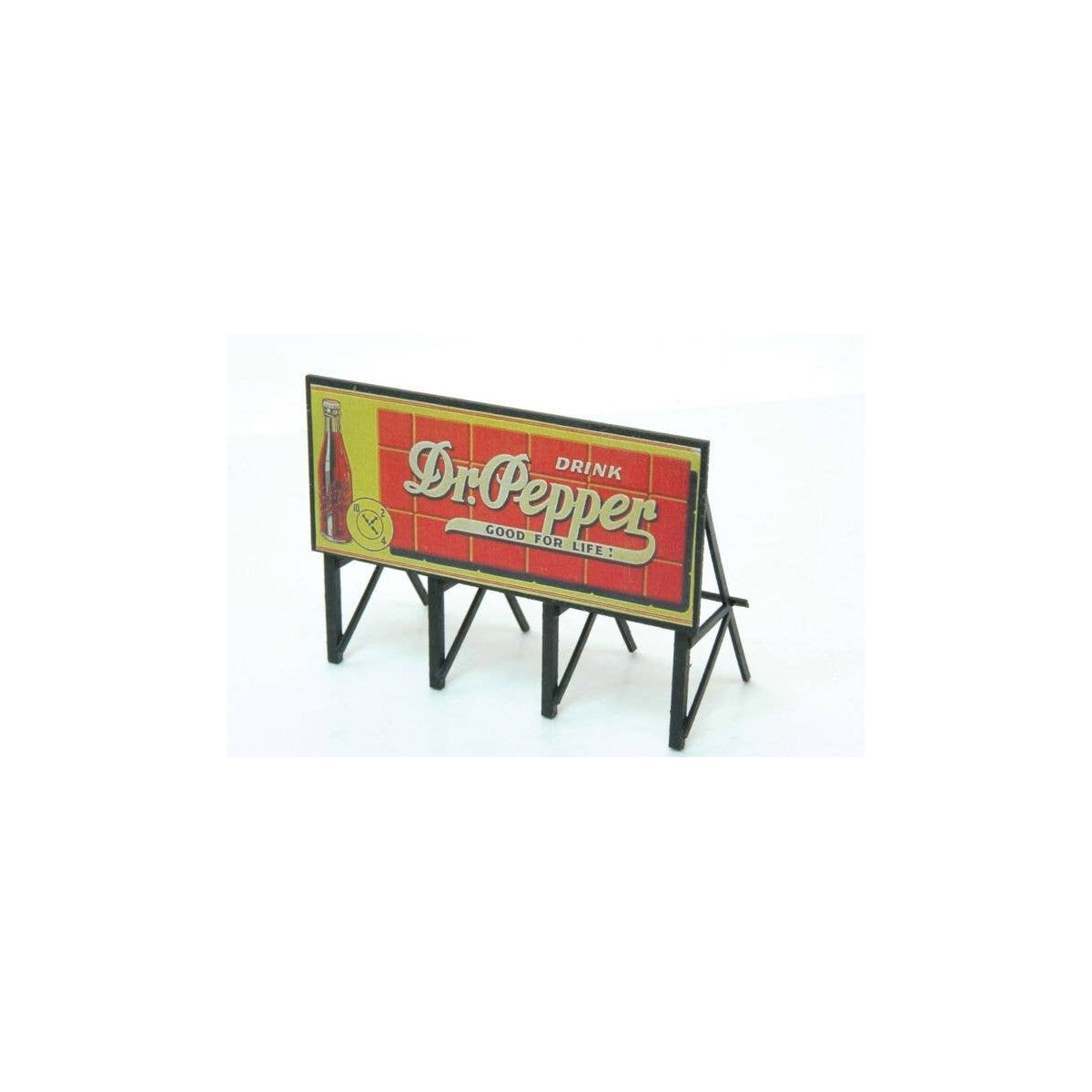 1940s Dr. Pepper Custom Billboard - Assembled, HO, JL Innovative Design 984