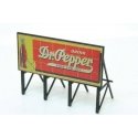 1940s Dr. Pepper Custom Billboard - Assembled, HO, JL Innovative Design 984