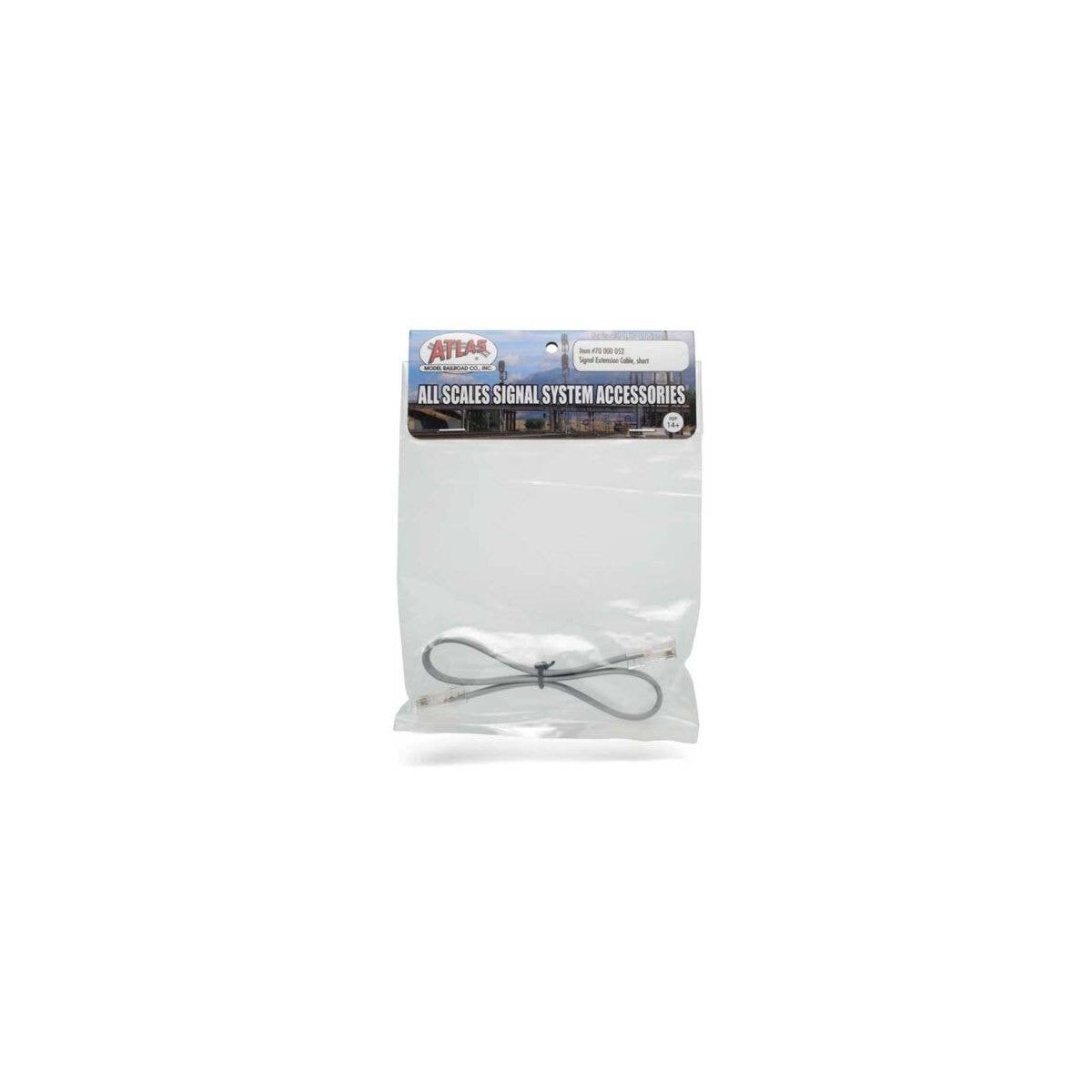 Signal Extension Cable - All Scales Signal System -- Short - 12′ 30.5cm, All Scales, Atlas Model Railroad Co. 70000052