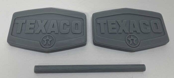 Texaco Gas Station Signs - 3-D Printed Kit -- Unpainted, O, Phoenix Precision Models 33651