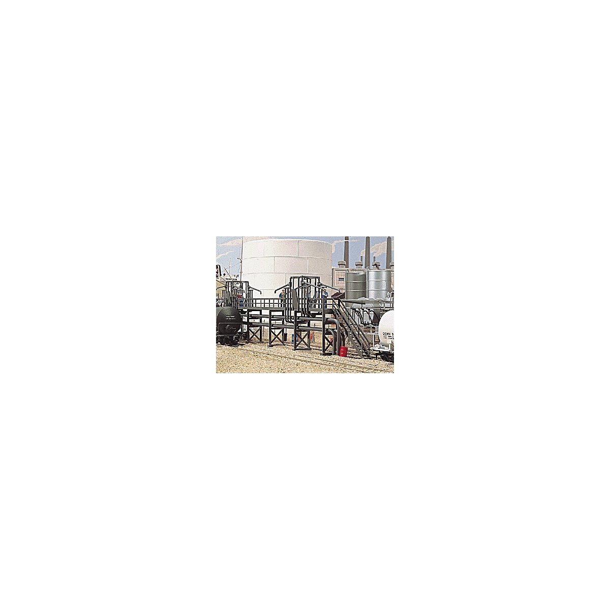Oil Loading Platform -- Kit - 7 x 13/16′ 17.8 x 2.1cm, HO, Walthers Cornerstone 3104