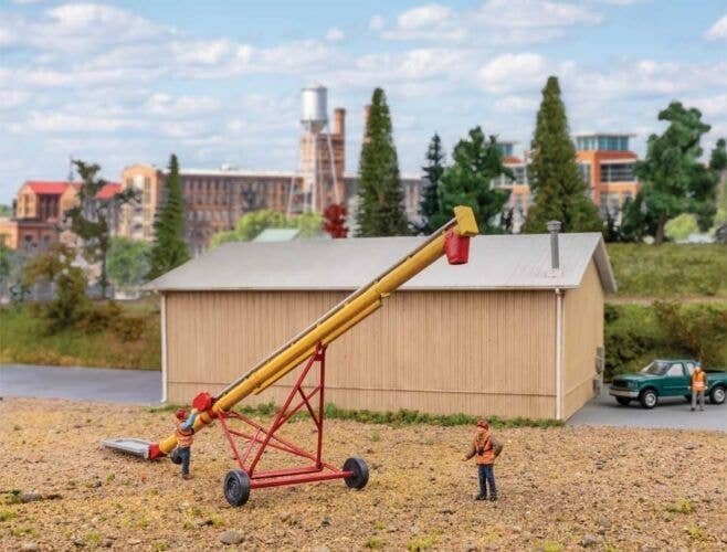 Utility Auger - Transload Facility -- Kit, HO, Walthers Cornerstone 4183