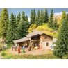 Laser-Cut Wood & Card Kit -- Christmas Manger Structure with Crib & Scenery Set, HO, Noch Gmbh & Co 65620