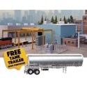 Transformer Factory -- Kit with Free SceneMaster Tank Trailer, HO, Walthers Cornerstone B4107