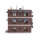 Belvedere Downtown Hotel -- Kit - 5-1/2 x 2-1/2′ 14 x 6.4cm, HO, Life-Like Products 1339