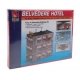 Belvedere Downtown Hotel -- Kit - 5-1/2 x 2-1/2′ 14 x 6.4cm, HO, Life-Like Products 1339