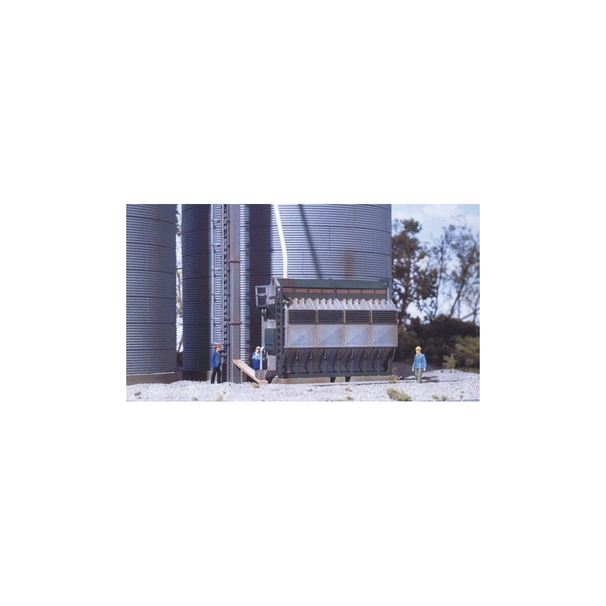 Grain Dryer -- Kit, HO, Walthers Cornerstone 3128