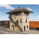 Santa Fe Interlocking Tower -- Kit - 2-7/8 x 4-7/8 x 5-1/8′ 7.3 x 12.3 x 13cm, HO, Walthers Cornerstone 2983