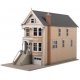 Queen Anne House Victorian House -- Kit - 3-9/16 x 7-11/16 x 5′ 9.05 x 19.53 x 12.7cm, HO, WalthersTrainline 951