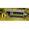 Lumber Yard & Office - Kit -- 3-3/4 x 8-1/2′ 9.5 x 21.3cm, HO, Atlas Model Railroad Co. 750