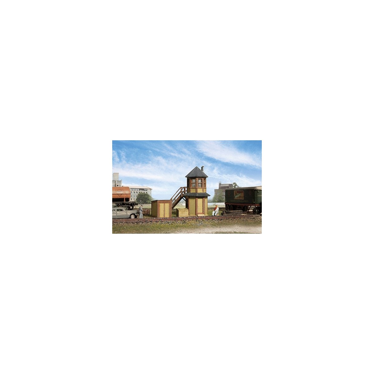 Gateman′s Tower - pkg(2) -- Kit, N, Walthers Cornerstone 3811