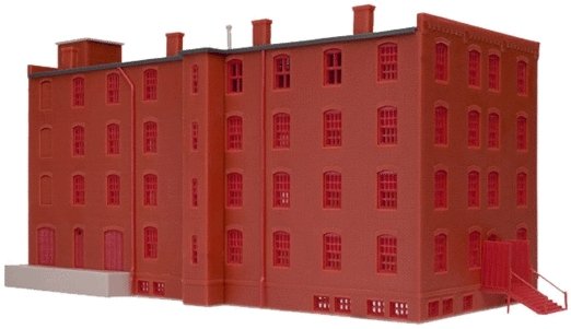 Middlesex Manufacturing Company - Kit (Plastic) -- 7-1/2 x 3′ 19.1 x 7.6cm, N, Atlas Model Railroad Co. 2870