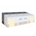 Industrial/Retail Unit Extension Kit - Wills -- Fits Concrete Industrial/Retail Building Made Using 552-SSM300, HO, Peco SSM315