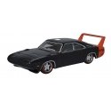 1969 Dodge Charger Daytona - Assembled -- Black, Red, HO, Oxford Diecast 87DD69001