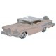 1958 Ford Edsel Citation - Assembled -- Chalk Pink, Frost White, HO, Oxford Diecast 87ED58003