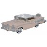 1958 Ford Edsel Citation - Assembled -- Chalk Pink, Frost White, HO, Oxford Diecast 87ED58003