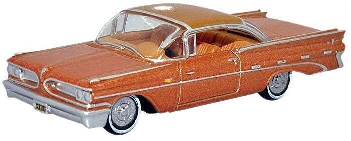 1959 Pontiac Bonneville - Assembled -- Copper, HO, Oxford Diecast 87PB59001
